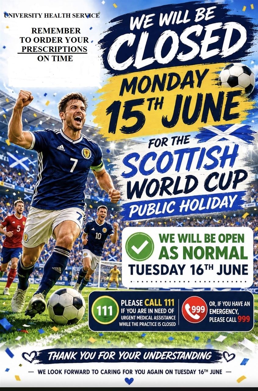 Poster showing footballer with public holiday details
